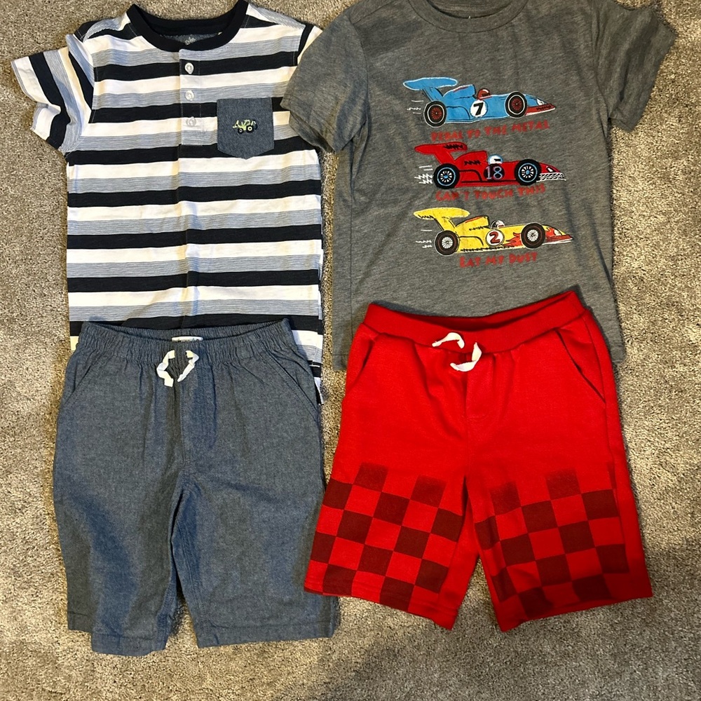 Boys Bundle of 2, 2-Piece Short Sets size 7